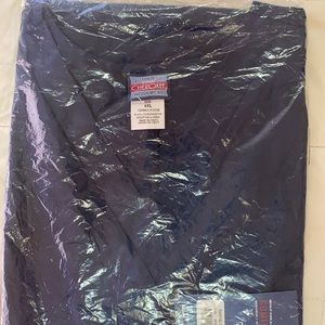 NWT, navy blue, plus size unisex scrub top!